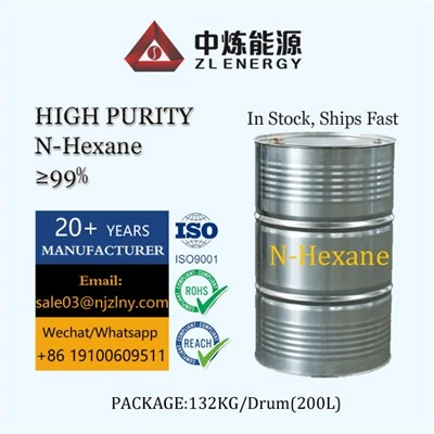Løsningsmiddel N-Hexane Drum Worldwide Delivery